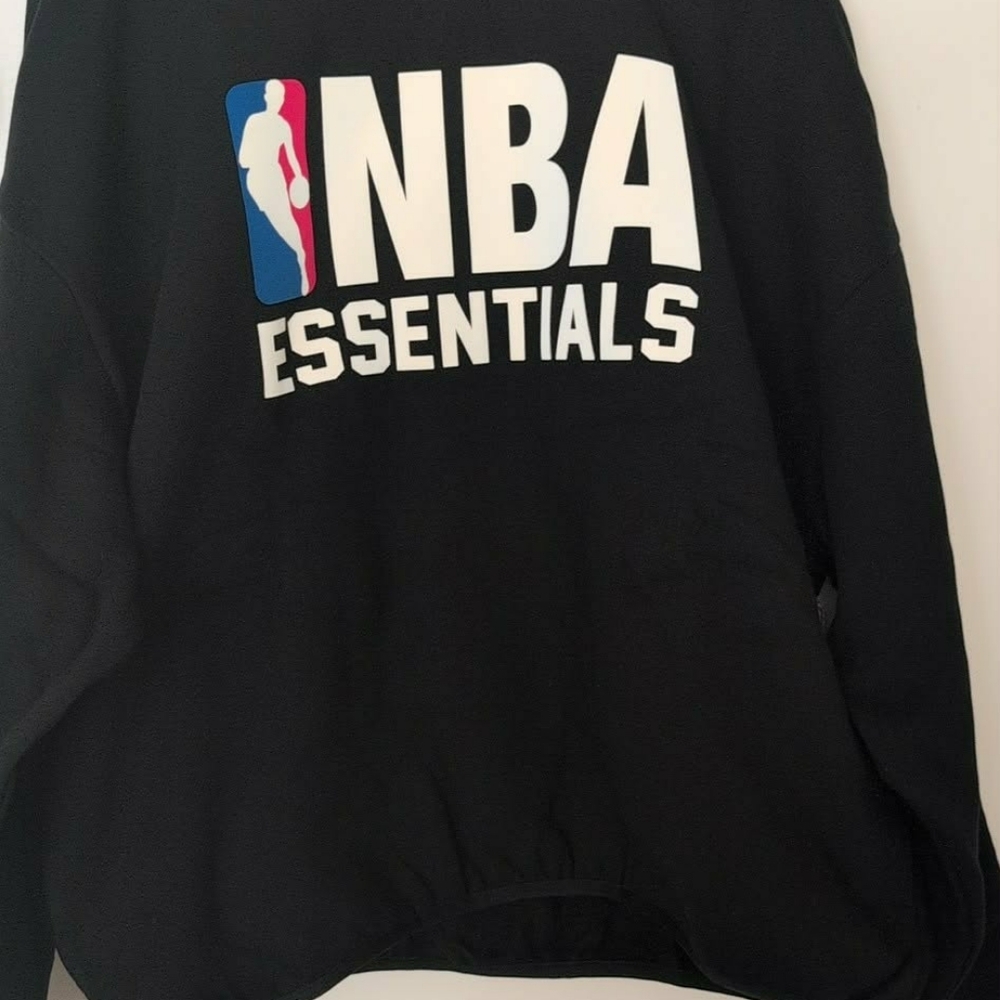 Essentials Fear Of God NBA Hoodie BLK XL - Picture 5 of 9